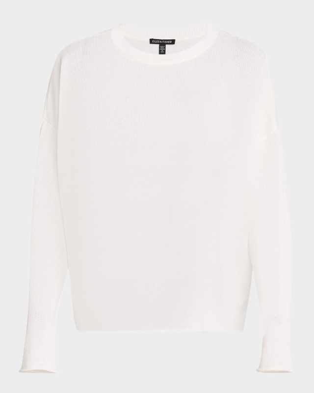 Organic Linen-Cotton Knit Sweater